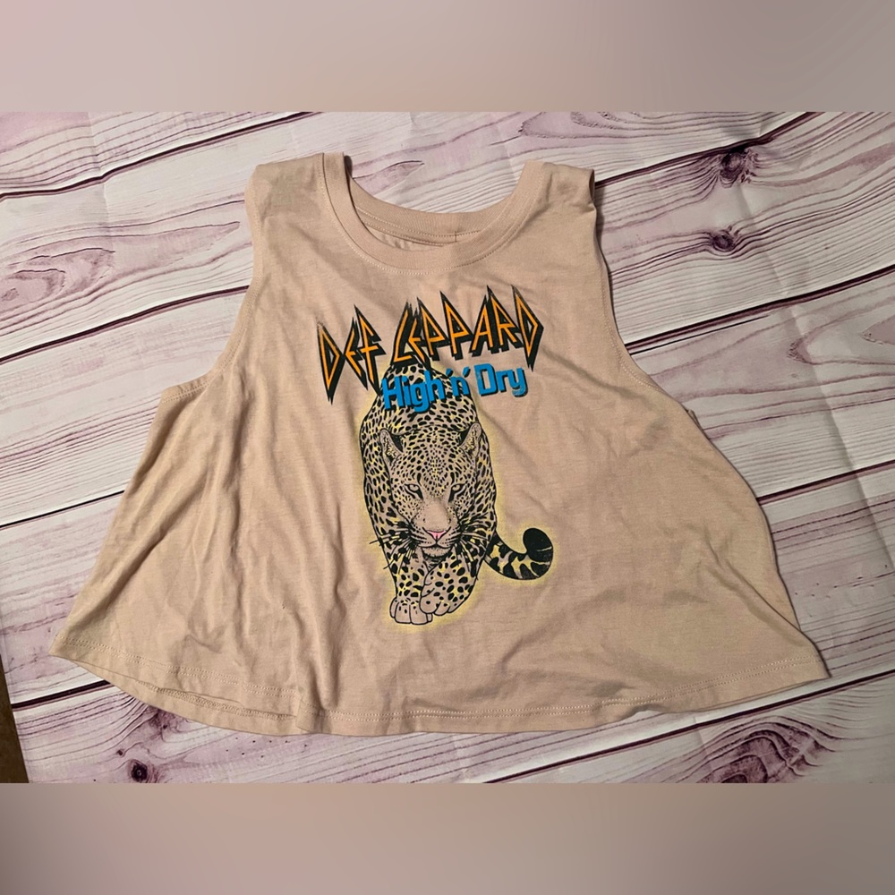 Copped Def Leppard Tank XL